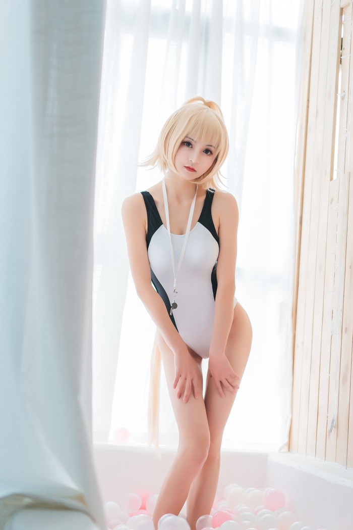 风之领域精品写真@No.181 黑白条纹泳装 [39P/362MB]插图