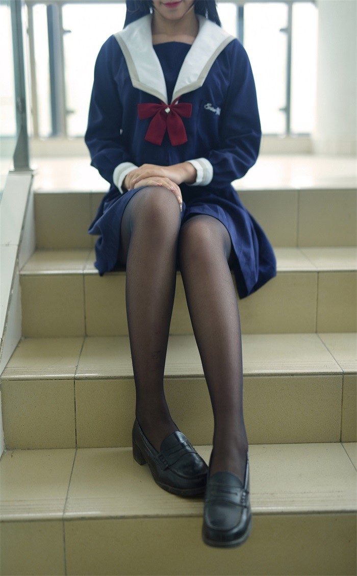 风之领域精品写真@No.128 课间校服黑丝 [49P/249MB]插图2
