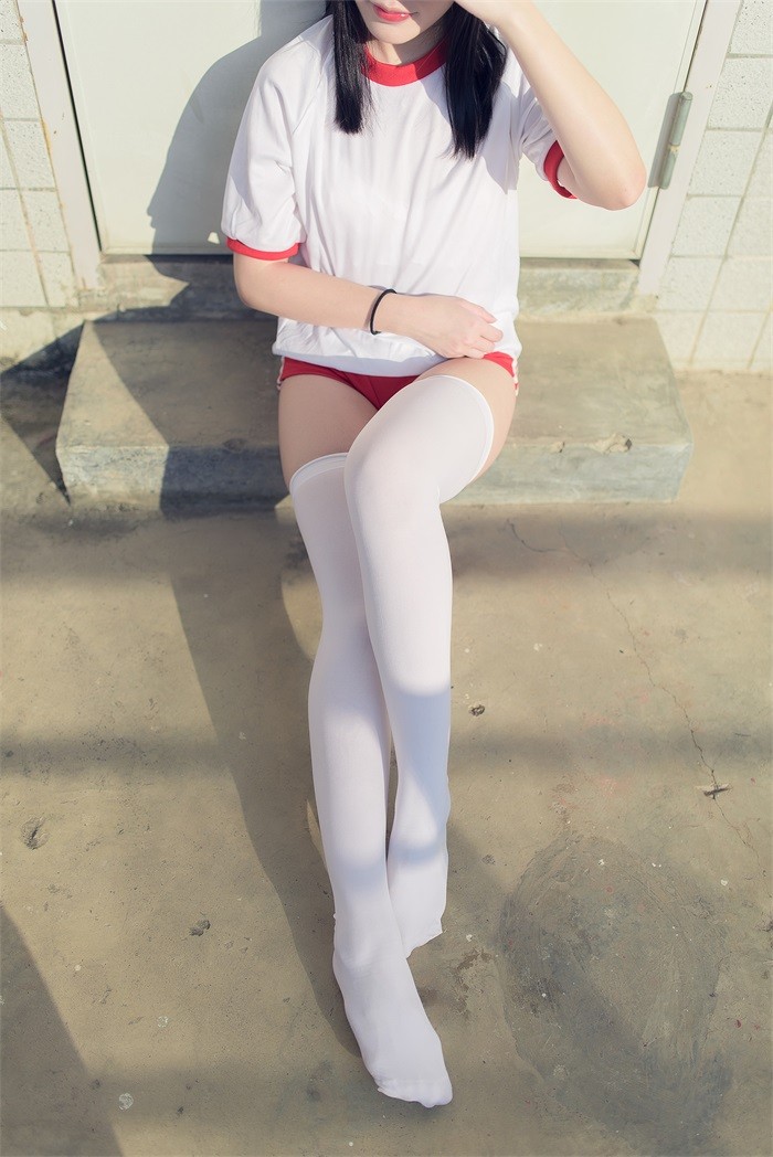 风之领域精品写真@No.120 体育馆 粉白少女[48P/280MB]插图1