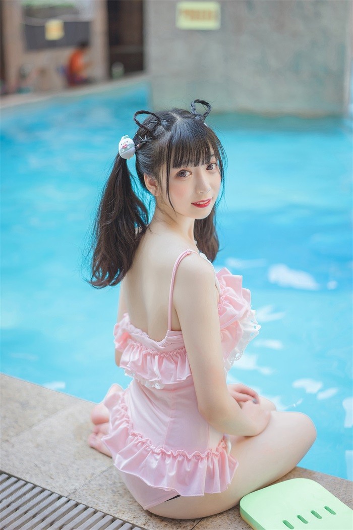 风之领域精品写真@No.173 粉色兔子泳装少女 [41P/266MB]插图2