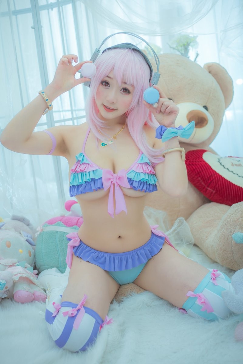 超人气巨乳Coser「Miido 三刀刀」喜欢肉感「索尼子」的你绝不能错过！插图2