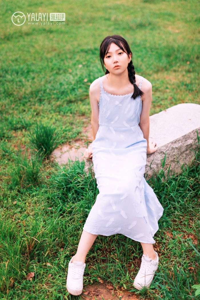 [YALAYI雅拉伊] 2019.02.28 No.082 绿喜青花 Doubleyu [40P/767MB]插图2