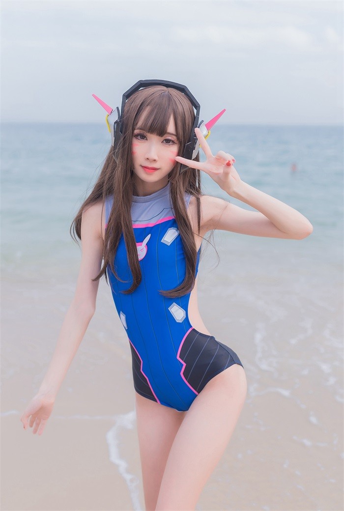 风之领域精品写真@No.074 赛场的足球宝贝 Cos守望先锋DVA [49P/222MB]插图