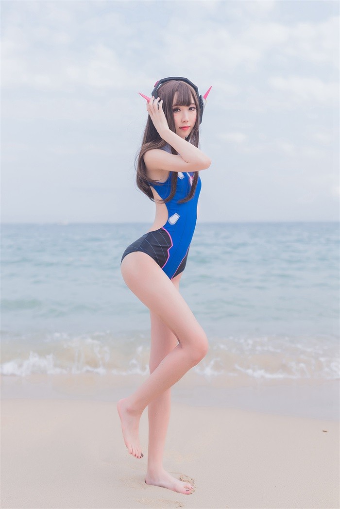 风之领域精品写真@No.074 赛场的足球宝贝 Cos守望先锋DVA [49P/222MB]插图1