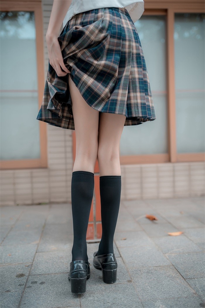 风之领域精品写真@No.075 JK黑丝长筒袜 [46/268MB]插图