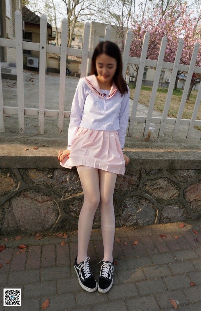 妖精视觉 NO.106 苏苏 初冬的学苑白丝袜 [65P/61.9MB]插图2