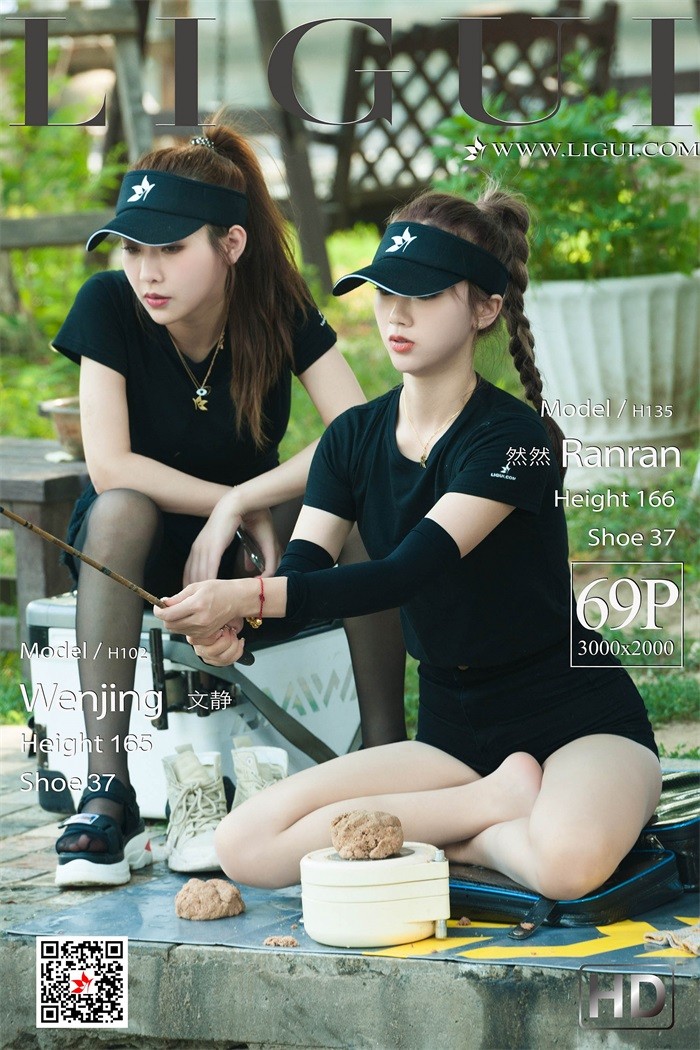 [Ligui丽柜] 2019.08.07 户外达人 Model 文静&然然 [69+1P/50MB]插图