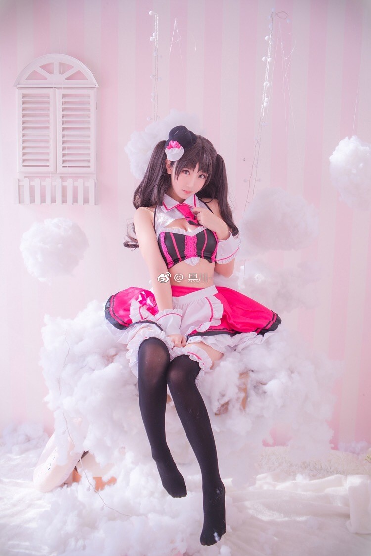 逆天颜值Coser「黑川」呆萌模样让粉丝瞬间恋爱了！插图13