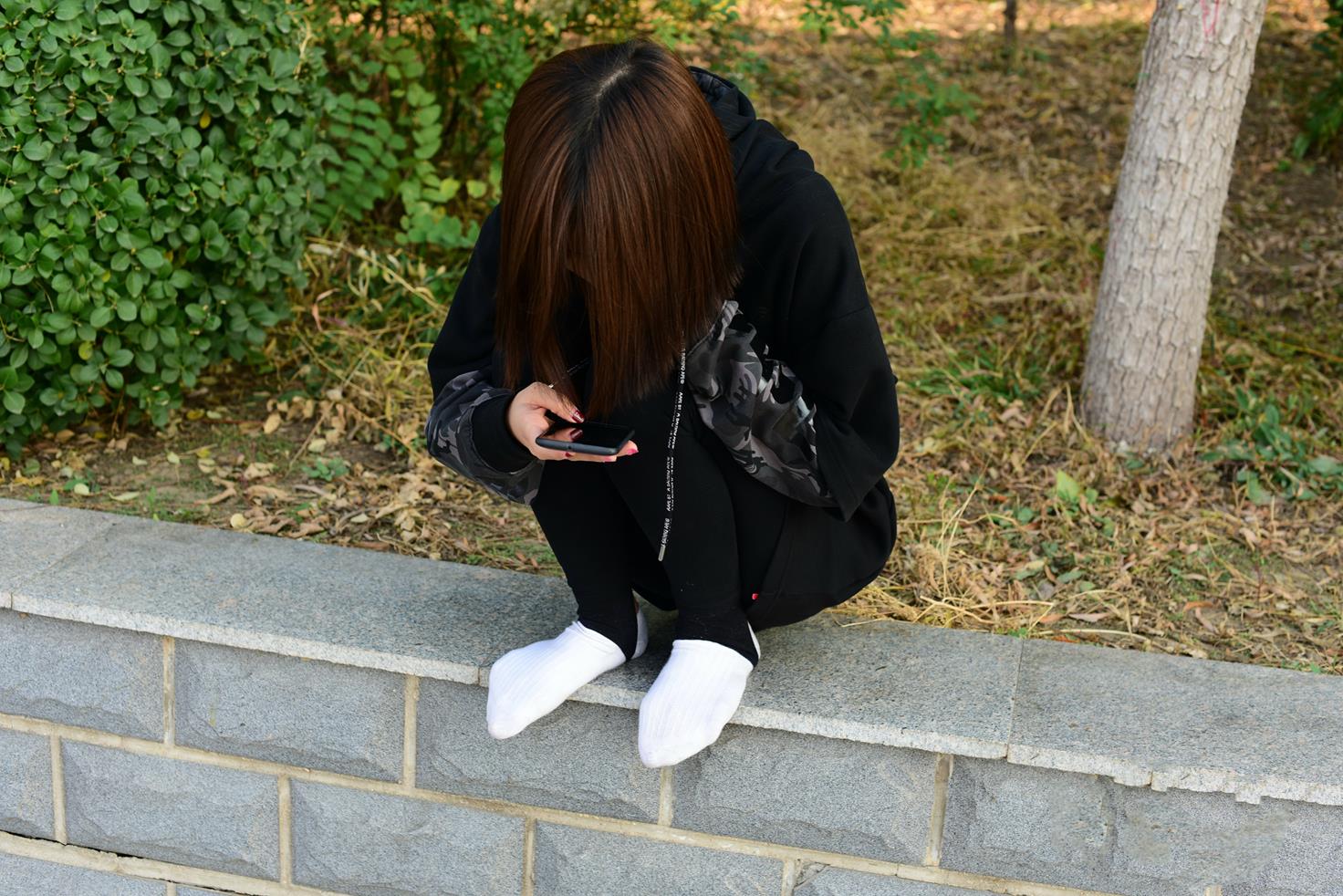 开膛手195期舞蹈生帆布鞋白棉袜 [303P/1V/1.71G]插图6