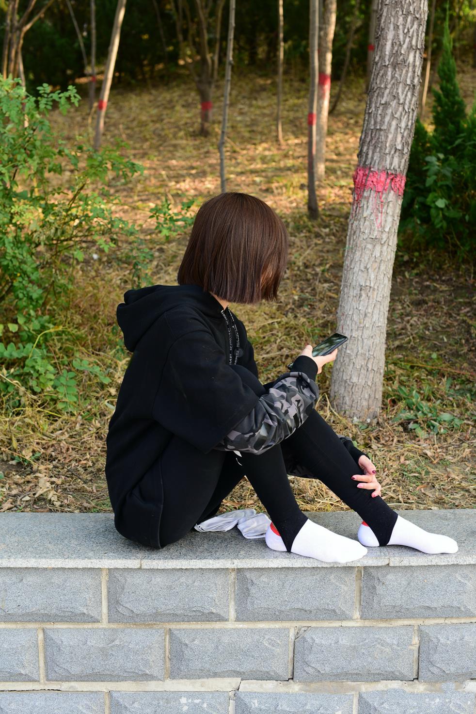 开膛手195期舞蹈生帆布鞋白棉袜 [303P/1V/1.71G]插图7