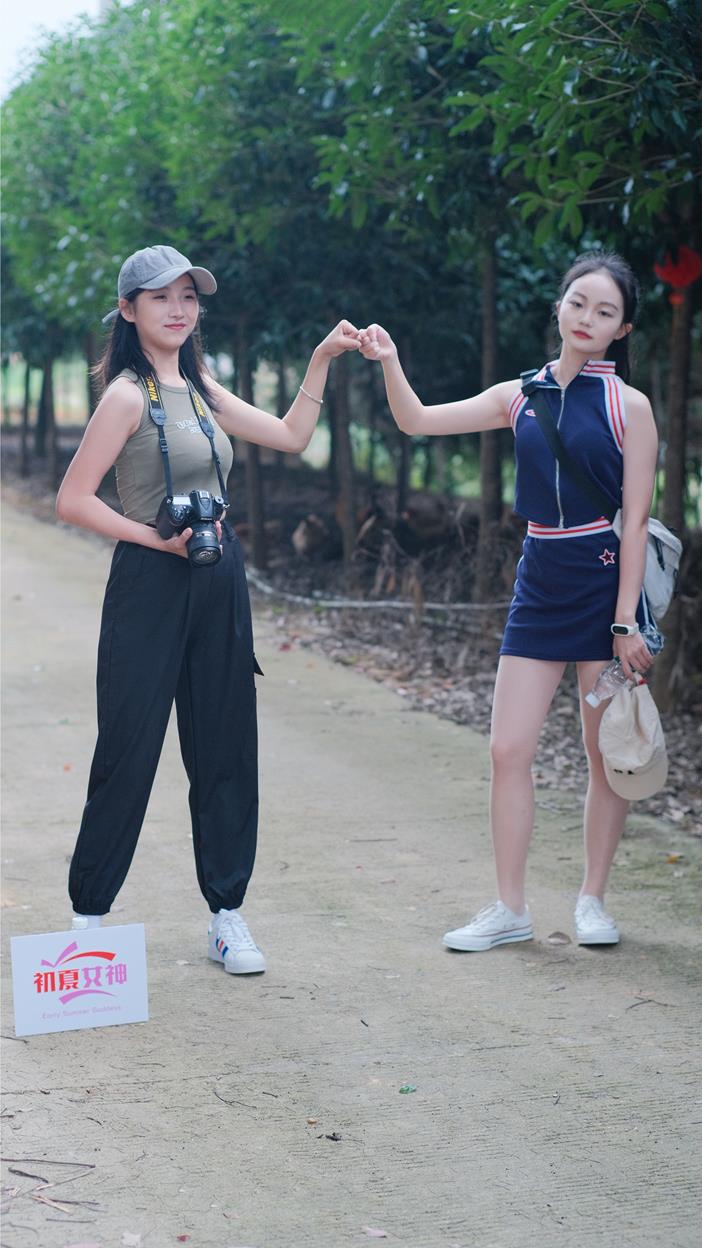 初夏女神 048期 点点、双双~《姐妹出行》夏季登山记 [163P/1V/7.05G]插图3