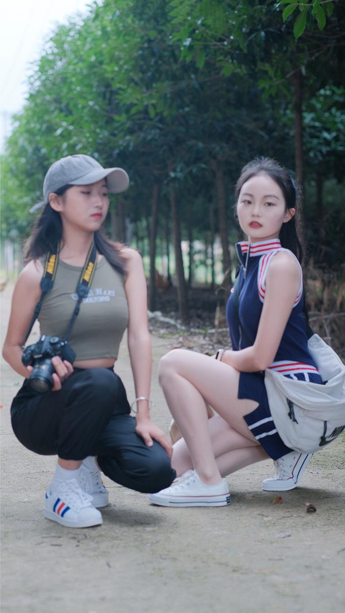 初夏女神 048期 点点、双双~《姐妹出行》夏季登山记 [163P/1V/7.05G]插图1