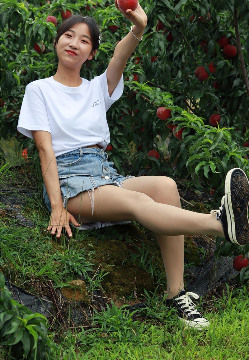 初夏女神 050期 双双、点点~《桃园姐妹》共赴摘桃的美好一天 [172P/1V/6.34G]插图6