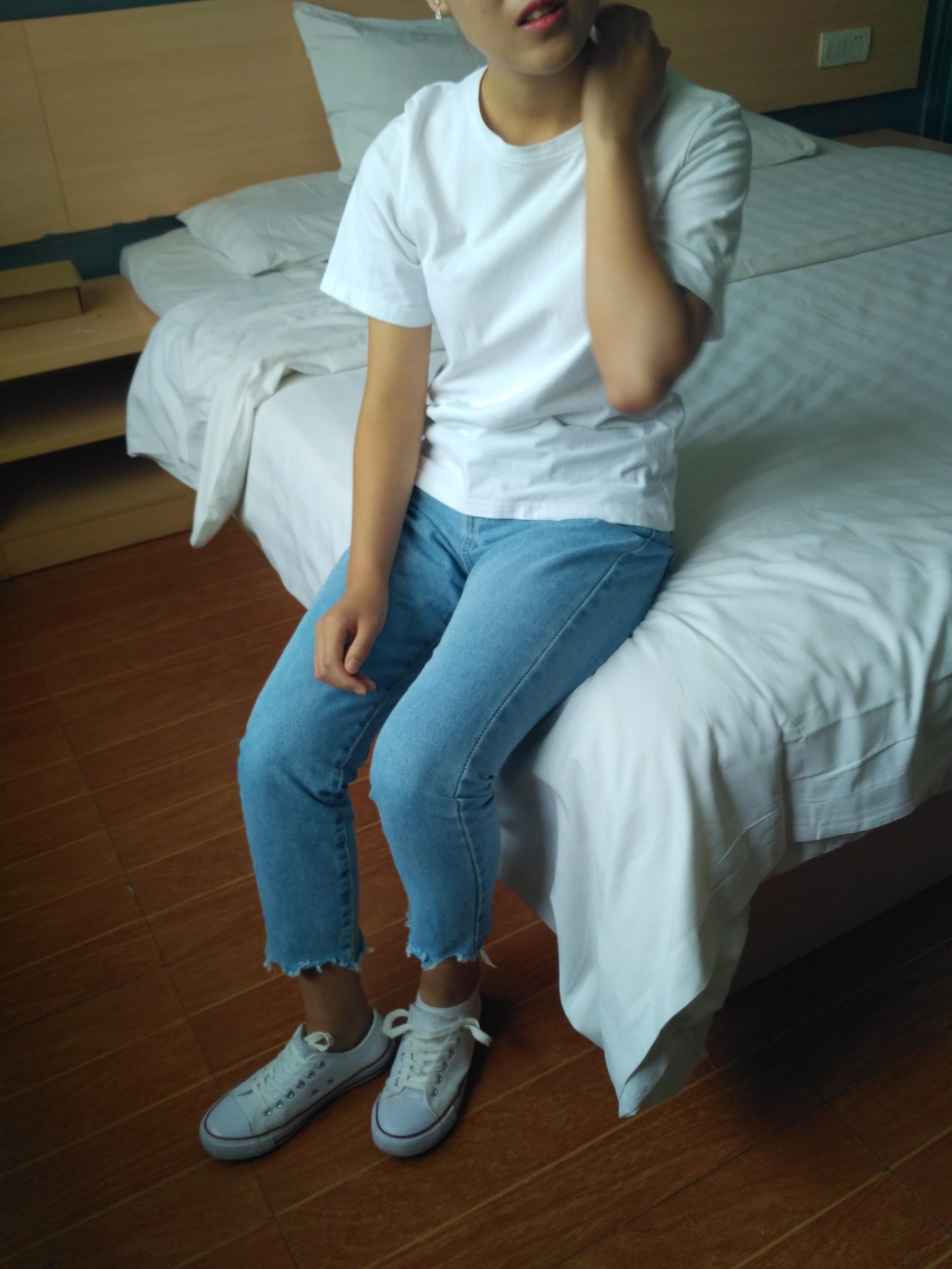 白棉袜 白色帆布 玉足 [220P/1V/980M]插图5