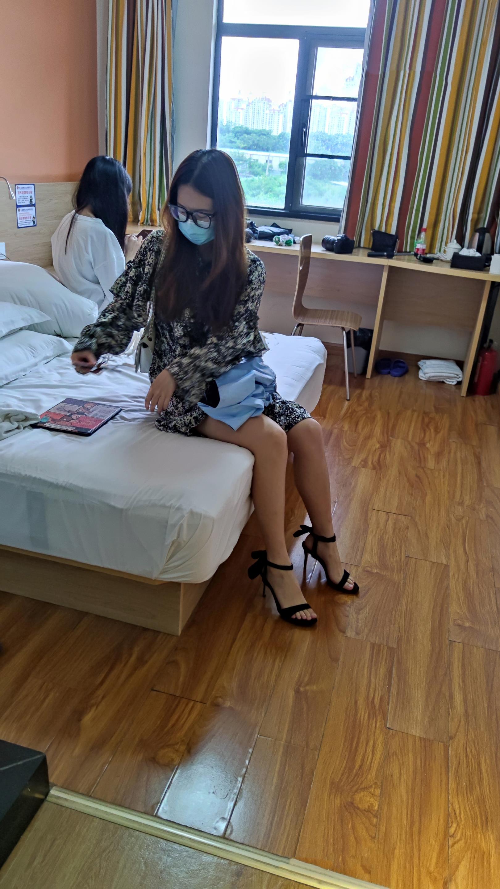 优优韵韵双足：鱼鱼足影第50期棉袜船袜裸足 [135P/1V/948MB]插图6