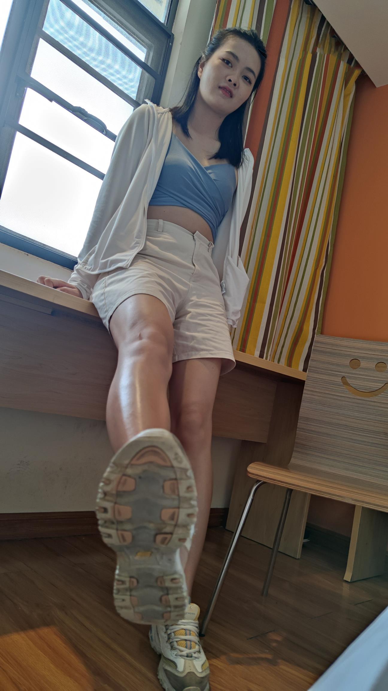 鱼鱼足影 77期（定制公开）芸芸棉船袜裸足 [228P/1V/1.04G]插图5