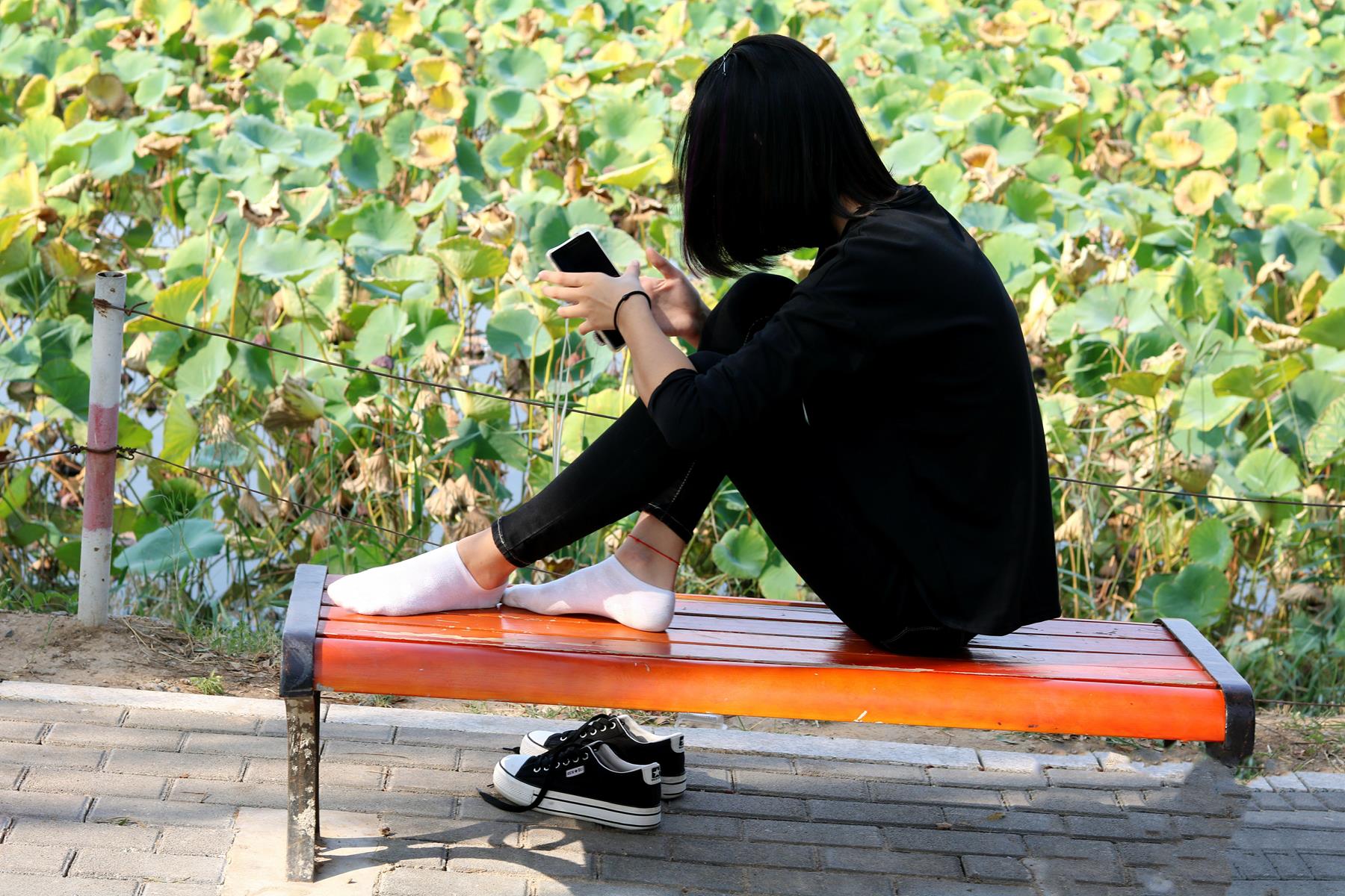 开膛手杰克 140期 帆布鞋白棉船袜脚 [389P/1V/1.39G]插图6