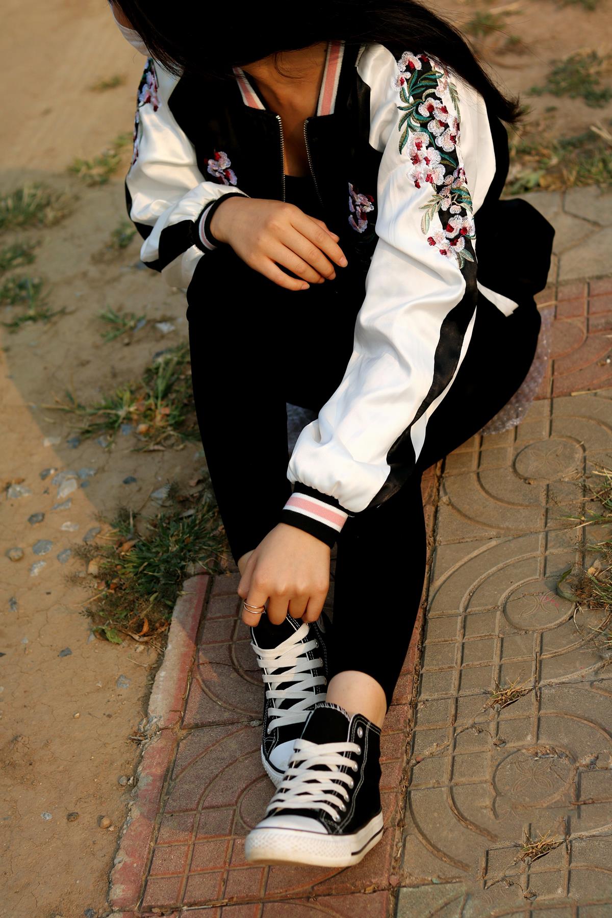 开膛手杰克 145期 高帮帆布鞋黑色船袜脚 [402P/1V/1.24G]插图