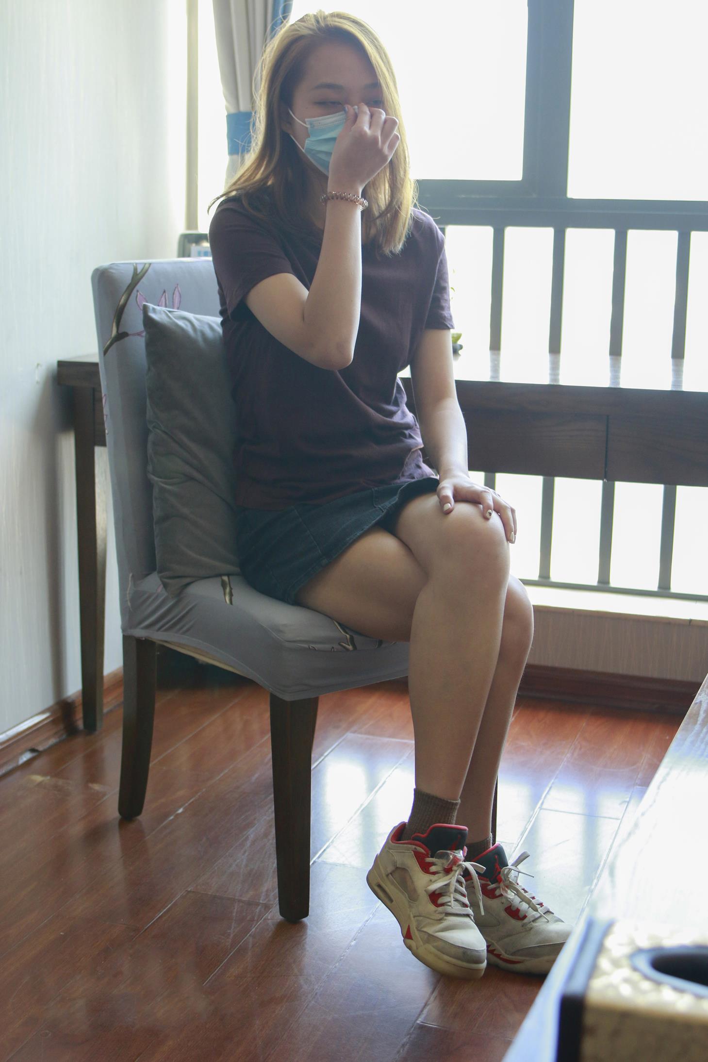 鱼鱼足影 第093期 米米39码棉袜叫裸足 [92P/1V/548M]插图6