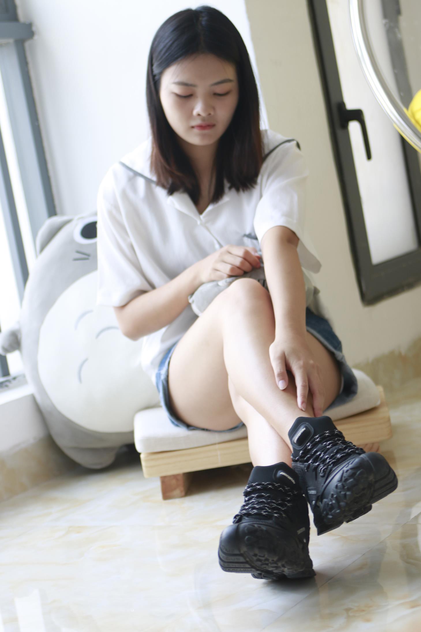 鱼鱼足影 第084期 芸芸39码棉船袜脚 [173P/1V/792M]插图2