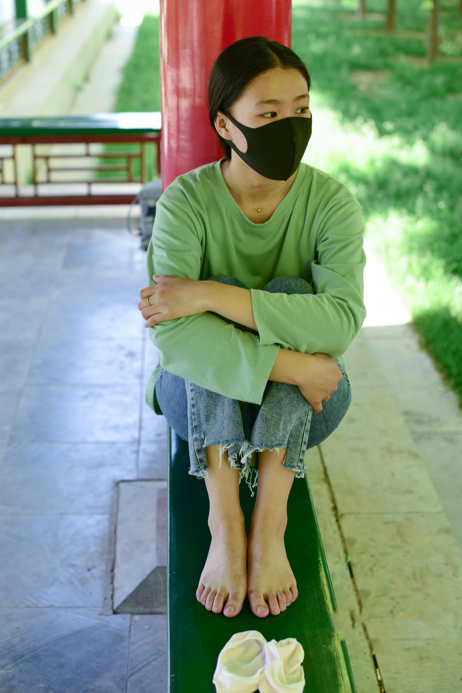 开烫手杰克 第197期 牛仔裤帆布鞋船袜裸足 [253P/1V/1.2G]插图5