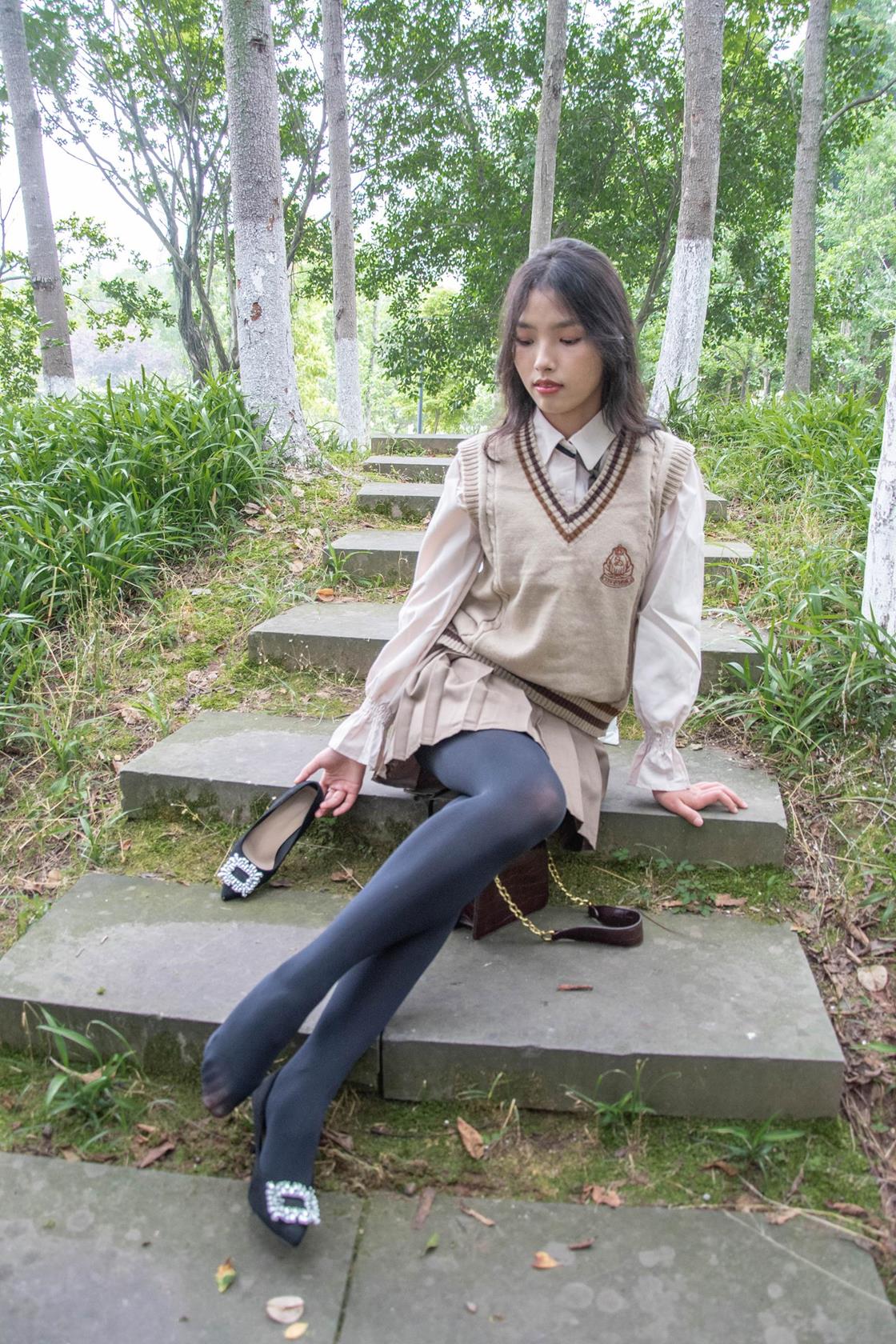 [袜觅社]  小雪高跟鞋黑丝丝袜脚 [71P/1V/9.61G]插图7