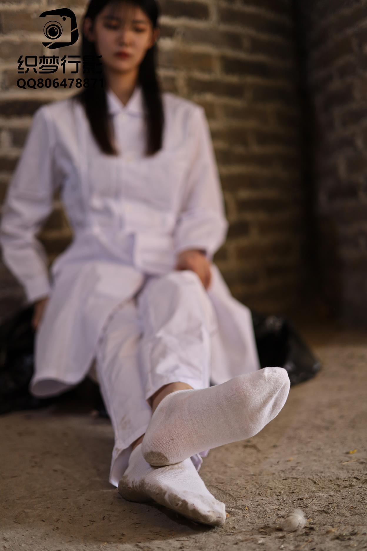 织梦映像 白衣苍颜互士装白袜子 [330P/2V/10.9G]插图3