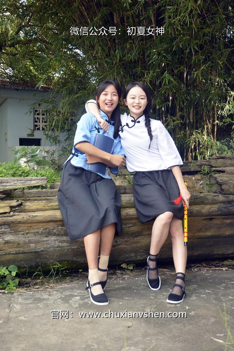 [初夏女神]090期 点点、双双~民国姐妹 两姐妹为了一双布鞋争的不可开交 [180P/2V/7.5G]插图5