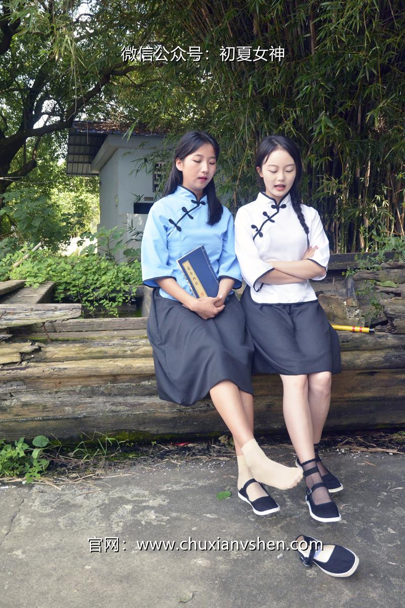 [初夏女神]090期 点点、双双~民国姐妹 两姐妹为了一双布鞋争的不可开交 [180P/2V/7.5G]插图6