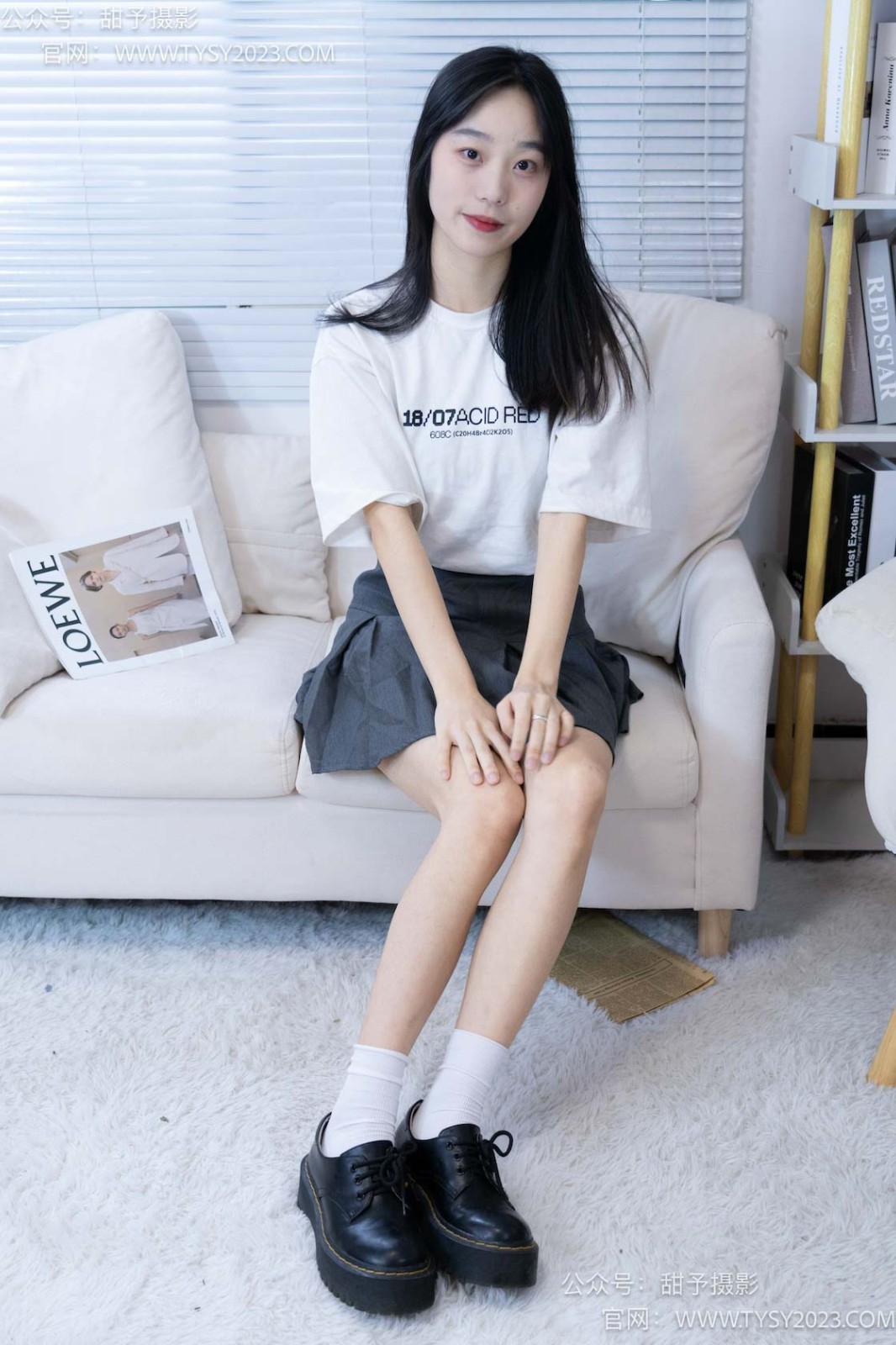 甜予摄影 008 艺艺-皮鞋、白棉袜、裸足[122P/2V/9.85GB]插图