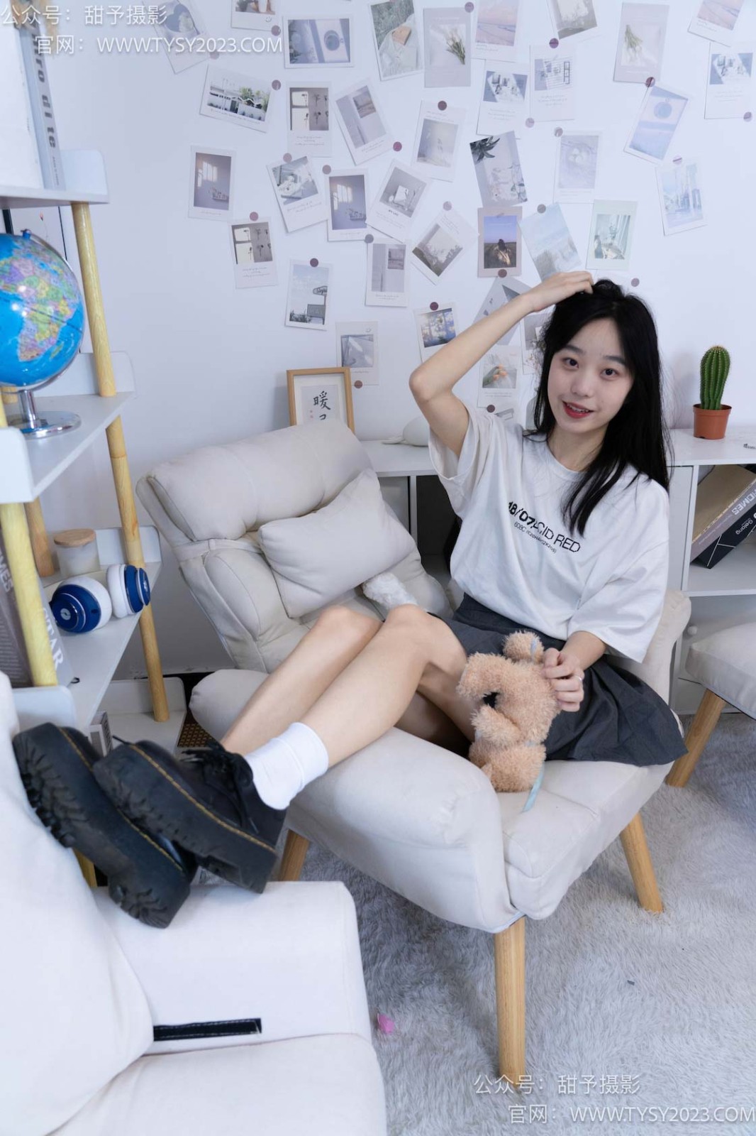 甜予摄影 008 艺艺-皮鞋、白棉袜、裸足[122P/2V/9.85GB]插图3