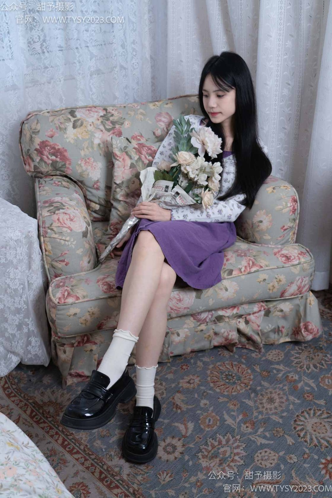 甜予摄影 009 胡桃-皮鞋、白棉袜、裸足[122P/2V/10.16GB]插图3