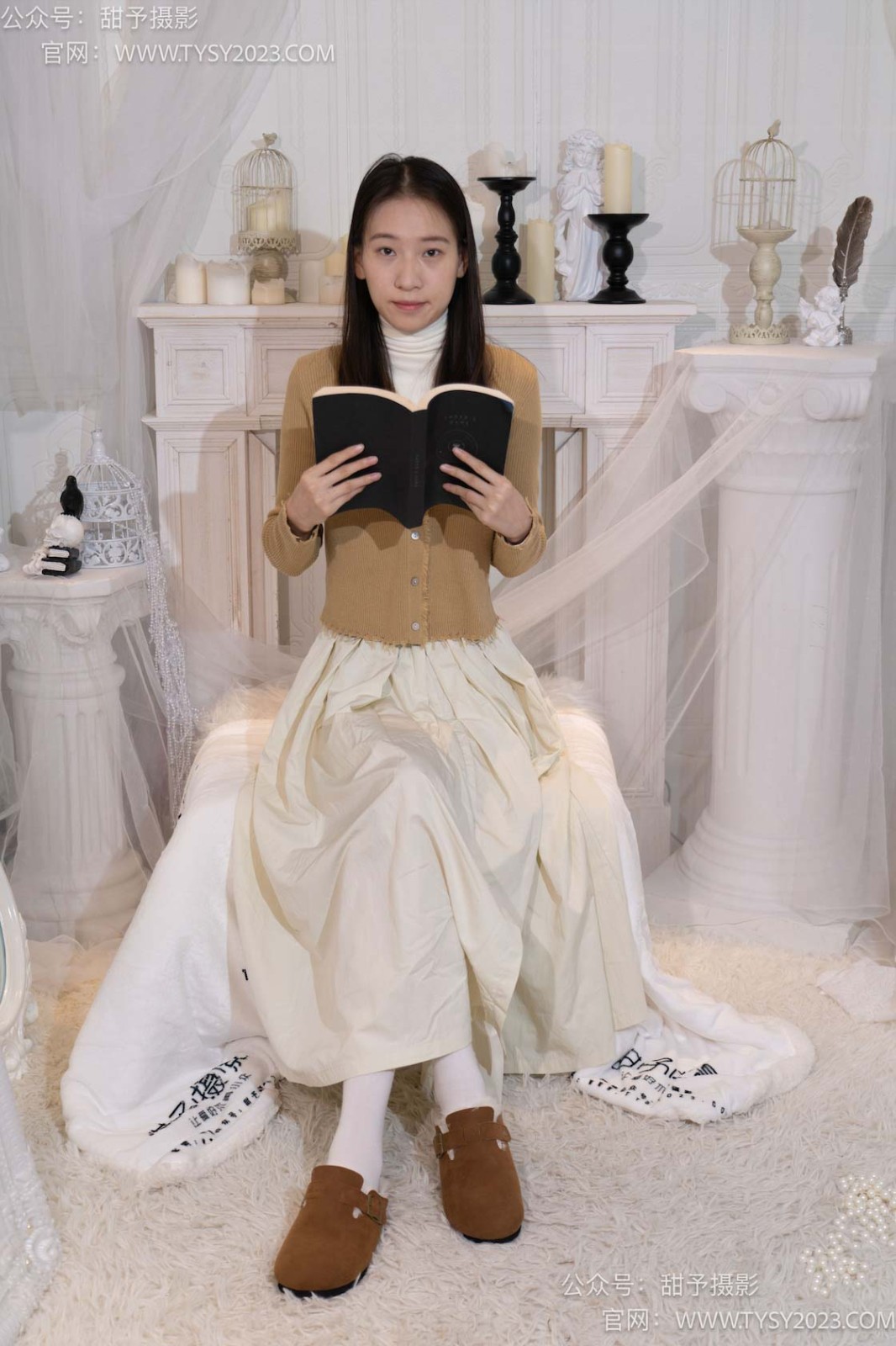 甜予摄影 013 帆帆-平底鞋、白棉袜、裸足[129P/2V/9.90GB]插图3