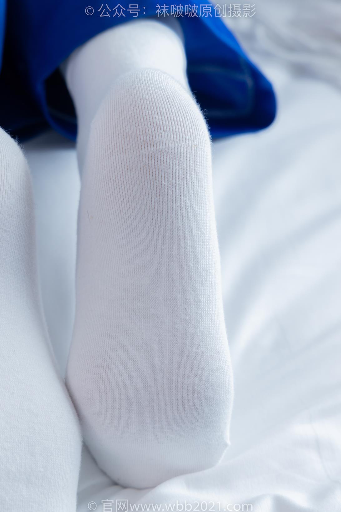袜啵啵 351期 花絮版 甜甜圈板鞋白棉袜肉丝脚尖加固款校服库里丝[150P/1V/6.88GB]插图5