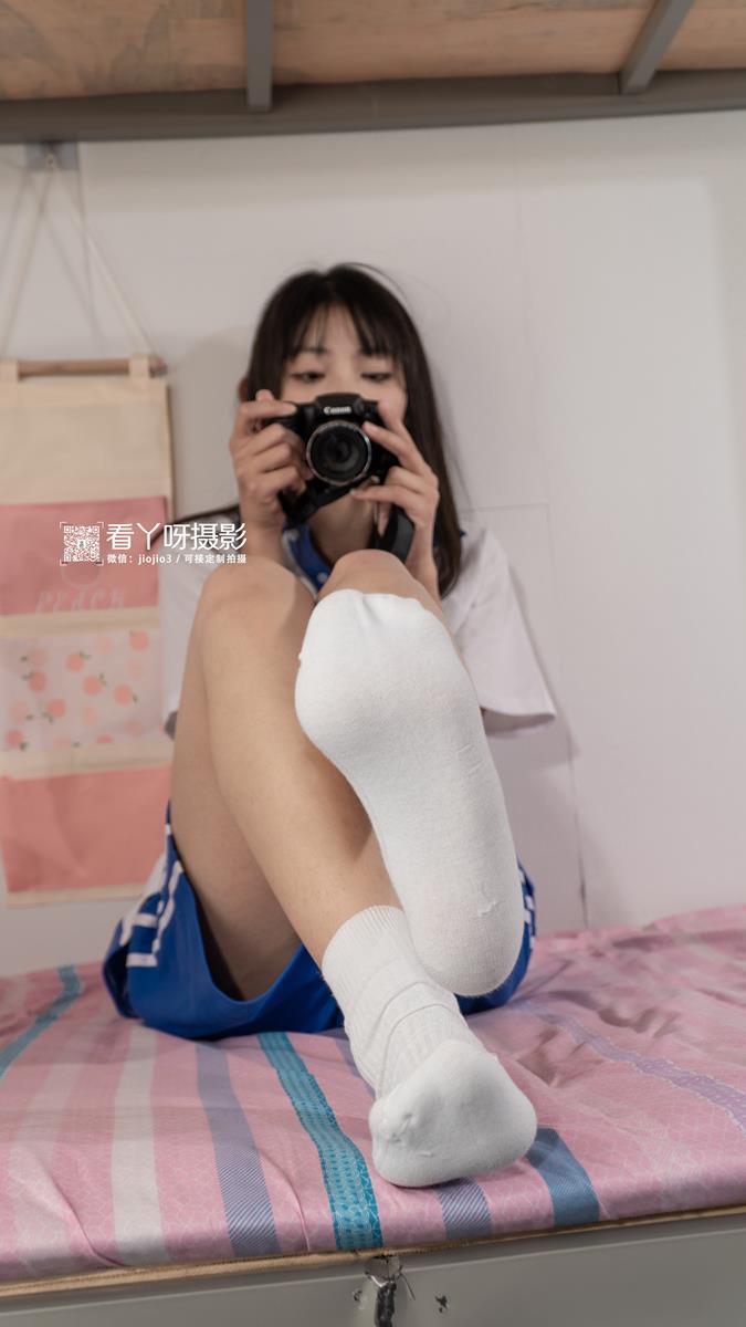 爱丫呀摄影 蓝校服女孩白棉袜脚裸足[187P/1V/4.45GB]插图2
