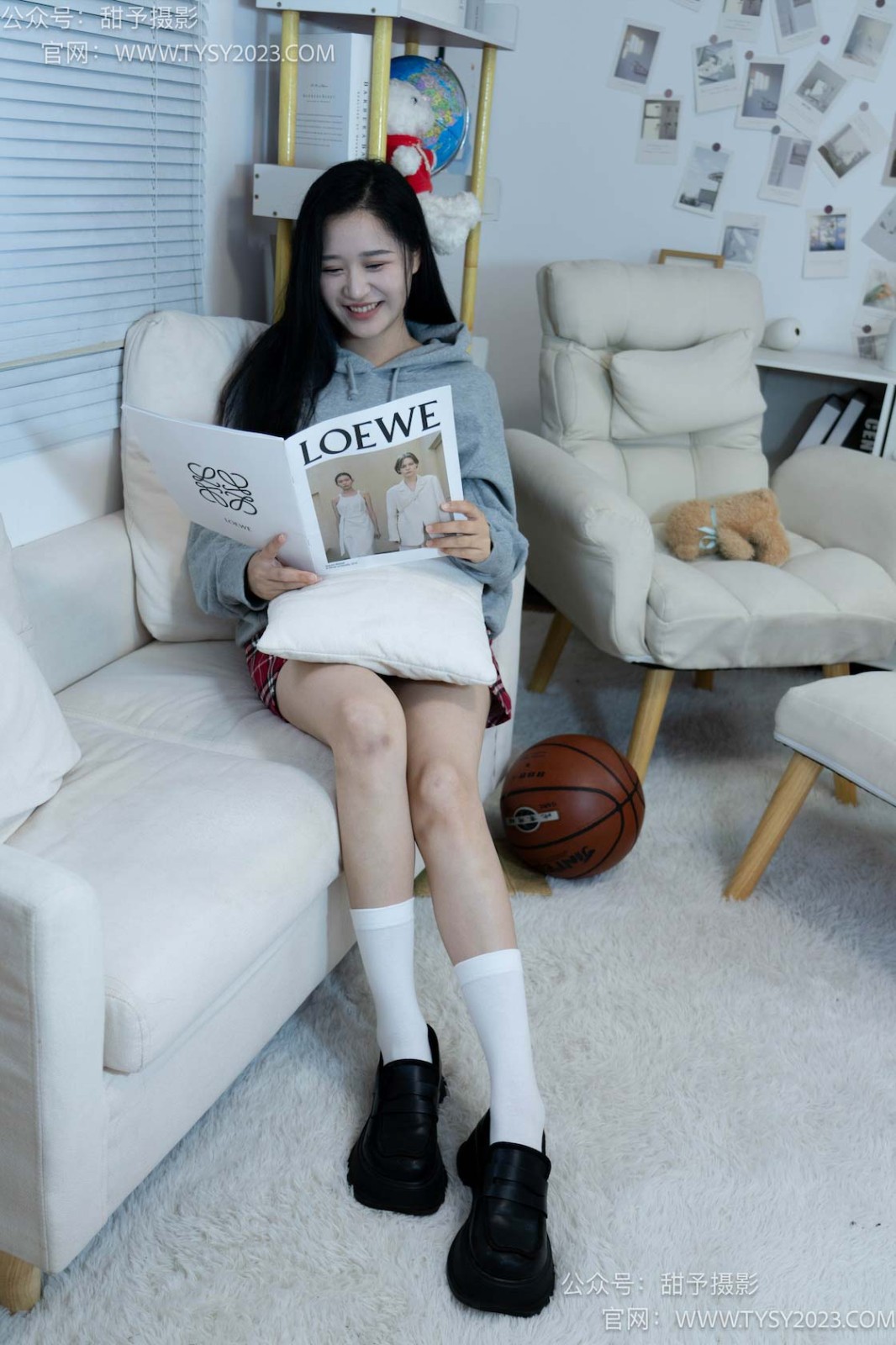 甜予摄影 NO.023 澜澜-皮鞋、白棉袜、裸足 [133P/2V/10.20GB]插图3