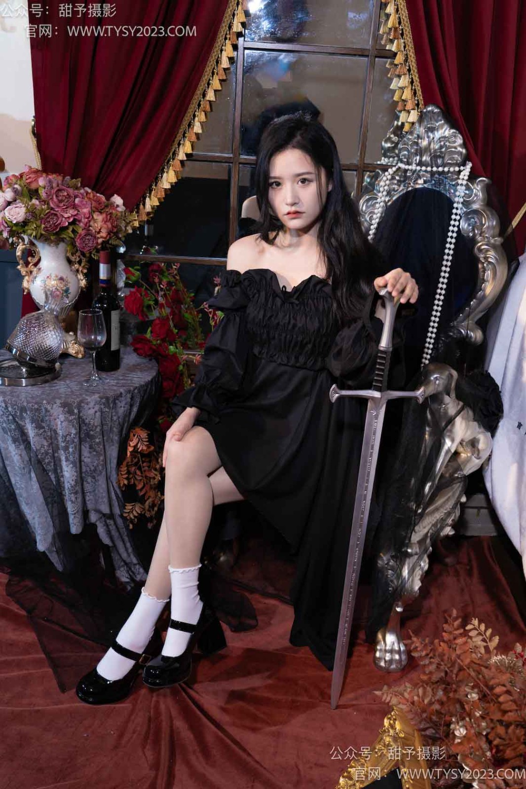 甜予摄影 NO.032 澜澜-皮鞋、白棉袜、肉丝（脚尖加固款）[133P/2V/9.83GB]插图3