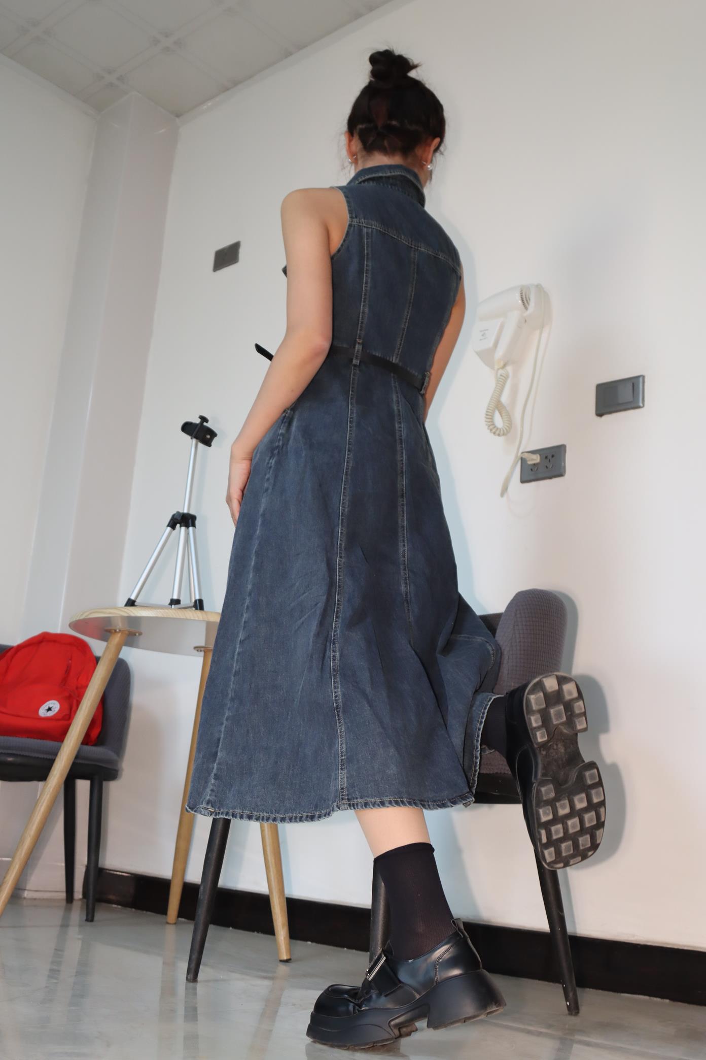 作者原创 第三期佳佳肉丝 脚高跟鞋黑皮鞋黑丝短袜[484P/6V/8.37GB]插图8