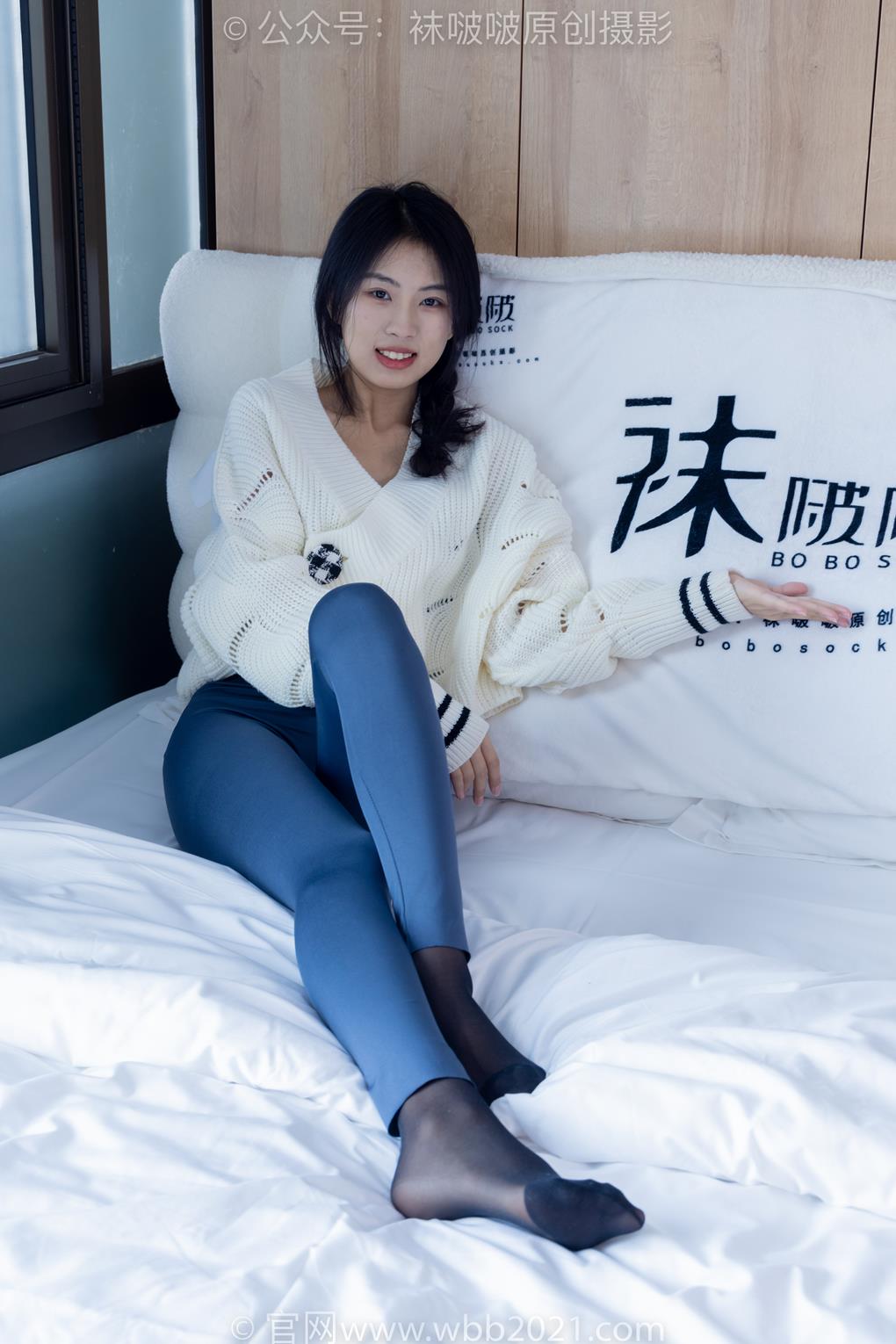 袜啵啵 389期花絮版 奶油长靴高跟凉鞋黑丝脚尖加固瑜伽裤库里丝裸足[190P/1V/7.96G]插图4