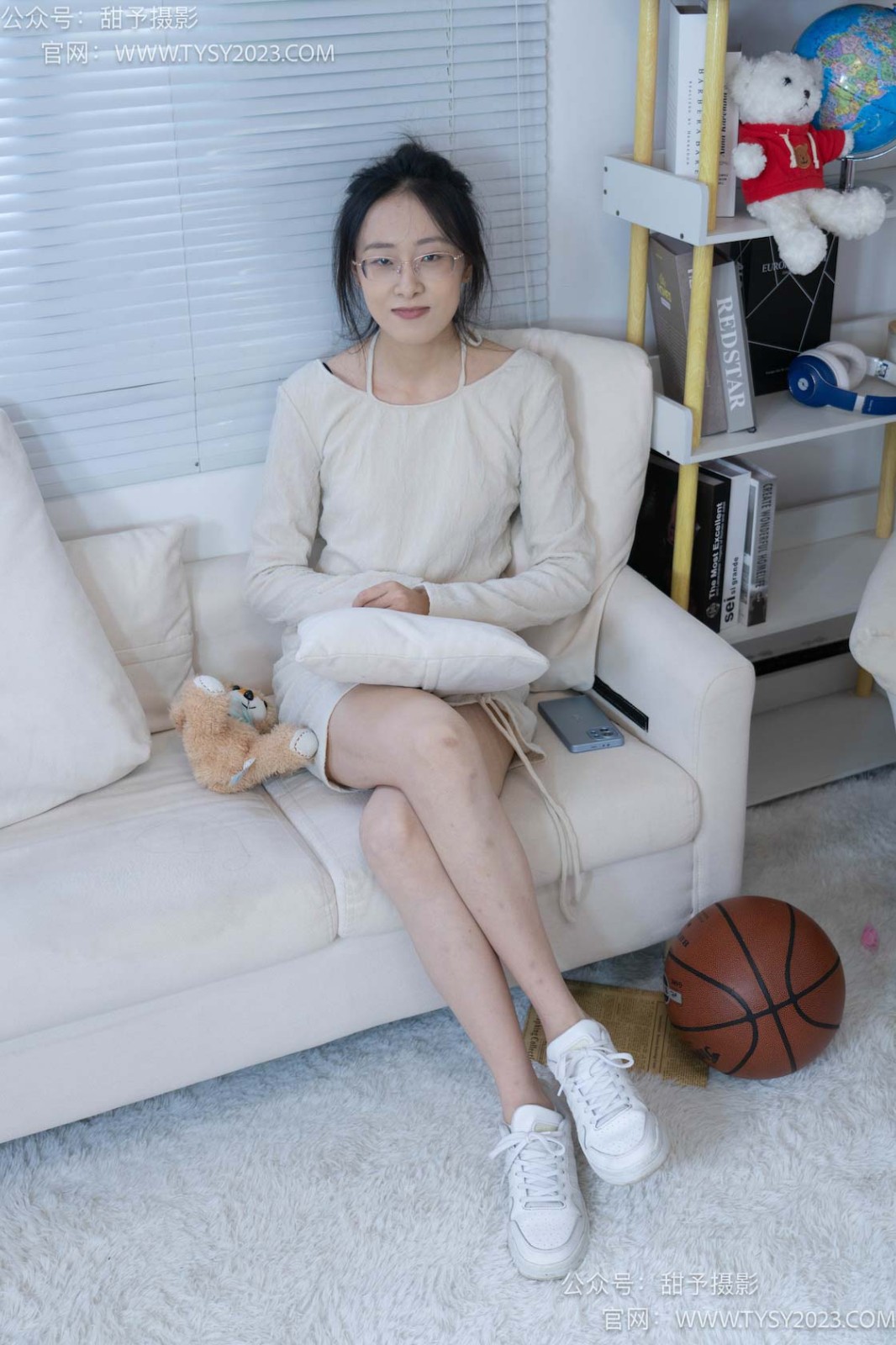 甜予摄影 NO.087 静静-板鞋、白棉袜、裸足[106P/2V/9.35GB]插图4