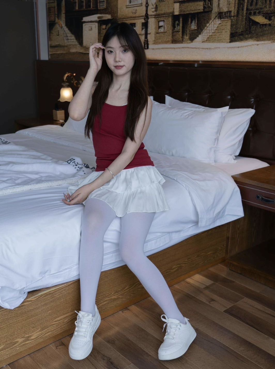 甜予摄影 NO.089 璇璇-板鞋、厚白丝[136P/2V/10.42GB]插图4