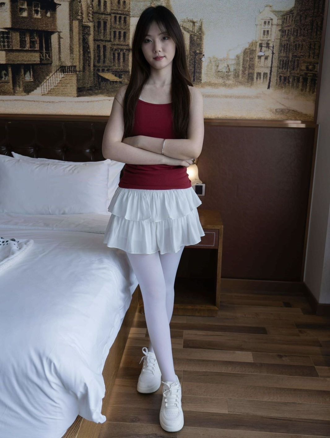 甜予摄影 NO.089 璇璇-板鞋、厚白丝[136P/2V/10.42GB]插图