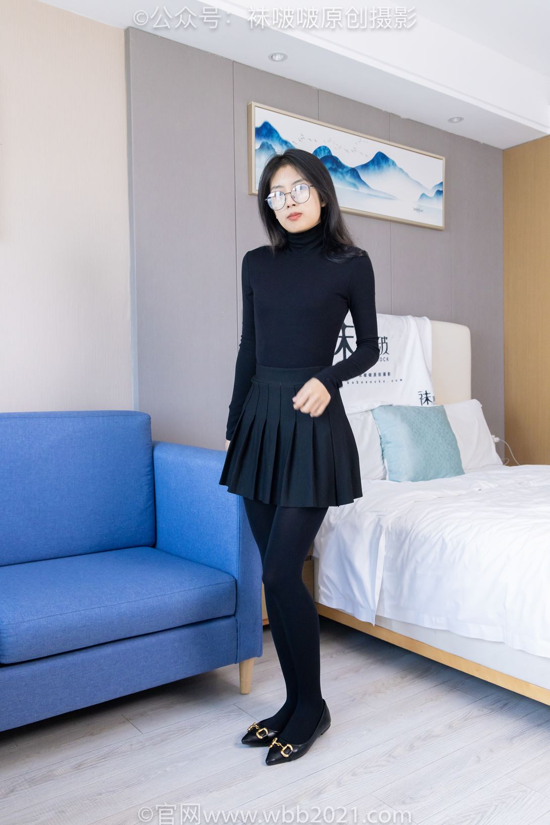 袜啵啵430期：奶油-平底鞋、厚黑丝、丝袜踩奶油小蛋糕剧情（花絮版）[146P/1V/8.2G]插图8