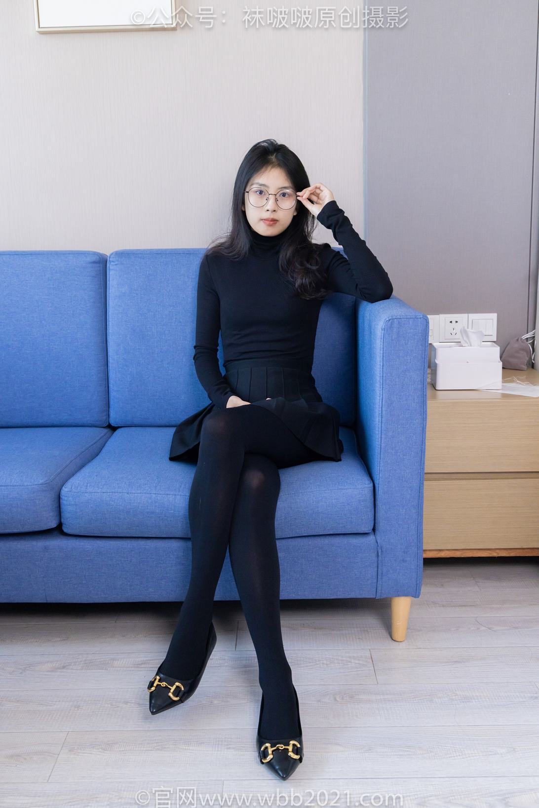 袜啵啵430期：奶油-平底鞋、厚黑丝、丝袜踩奶油小蛋糕剧情（花絮版）[146P/1V/8.2G]插图6