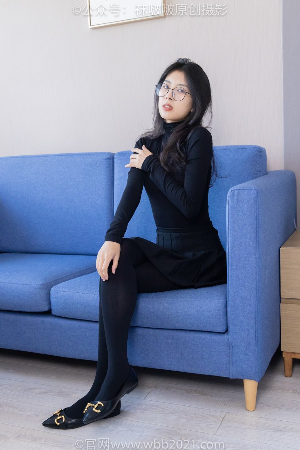 袜啵啵430期：奶油-平底鞋、厚黑丝、丝袜踩奶油小蛋糕剧情（花絮版）[146P/1V/8.2G]插图5