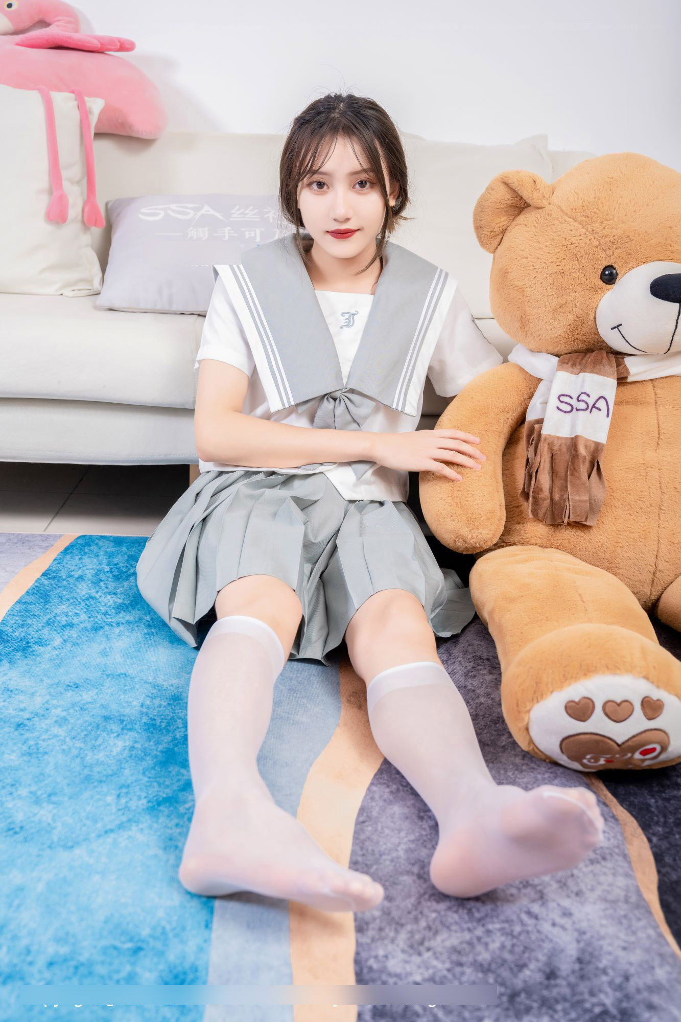 SSA丝社 – No.1219 JK中筒白丝[100P/1V/3.6G]插图