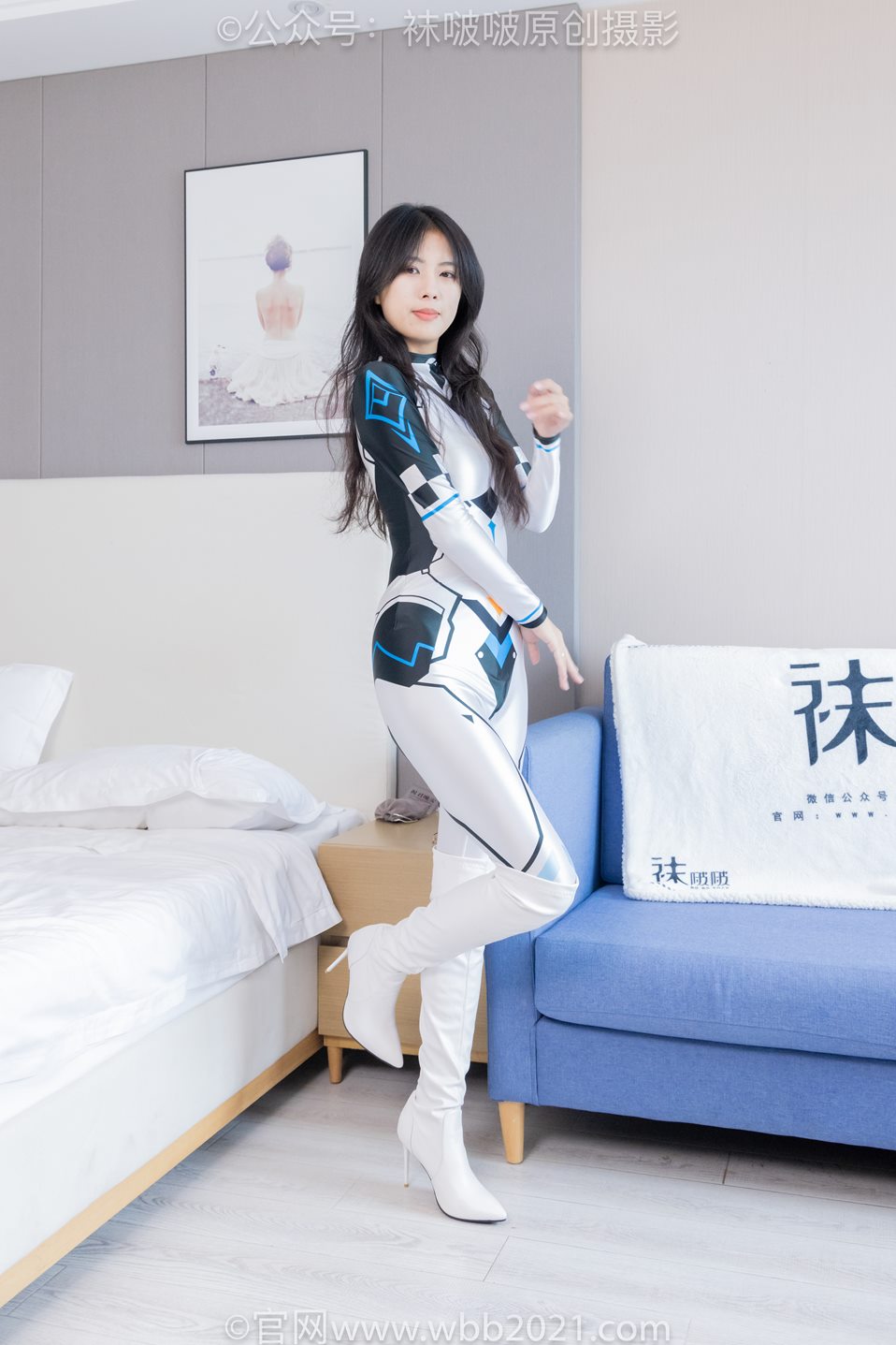 袜啵啵434期：奶油-cos服、两双靴子、薄肉丝（脚尖加固款）、薄黑丝（脚尖加固款）[155P/1V/7.61G]插图8