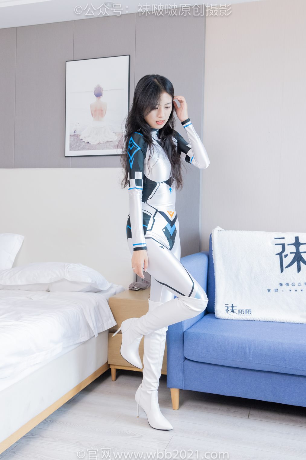 袜啵啵434期：奶油-cos服、两双靴子、薄肉丝（脚尖加固款）、薄黑丝（脚尖加固款）[155P/1V/7.61G]插图4