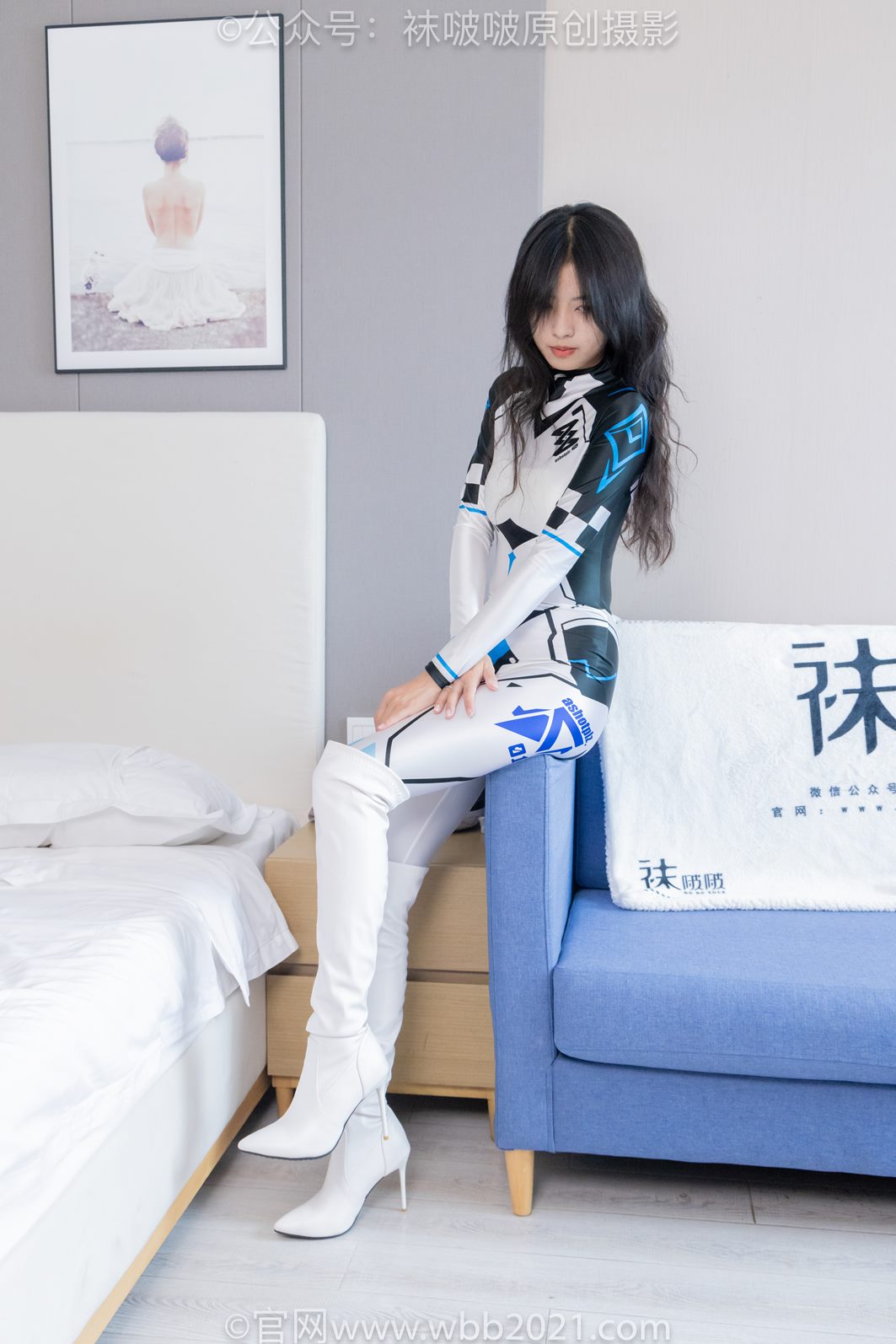 袜啵啵434期：奶油-cos服、两双靴子、薄肉丝（脚尖加固款）、薄黑丝（脚尖加固款）[155P/1V/7.61G]插图6