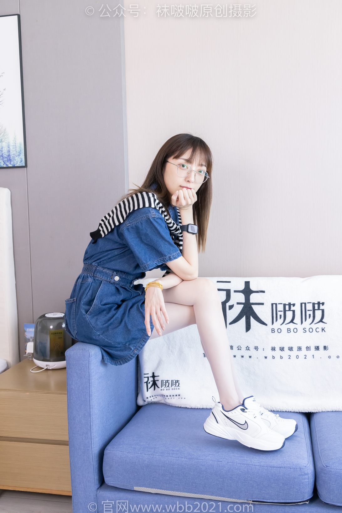 袜啵啵435期：稚予-板鞋、运动鞋、白丝（脚尖加固款）、肉丝（脚尖加固款） [150P/1V/6.25G]插图4